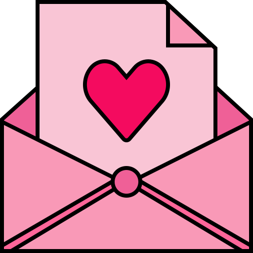 Love letter Generic Outline Color icon