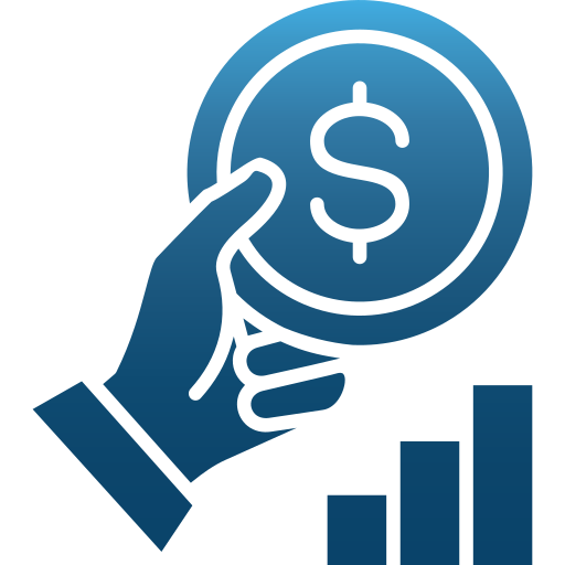 financiero icono gratis