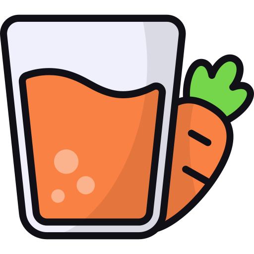 jugo de zanahoria icono gratis