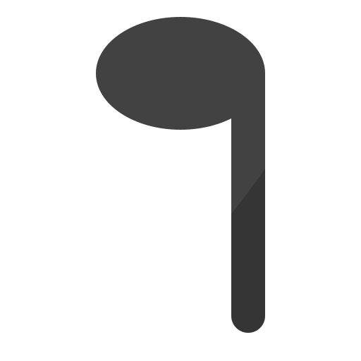 Quarter note free icon