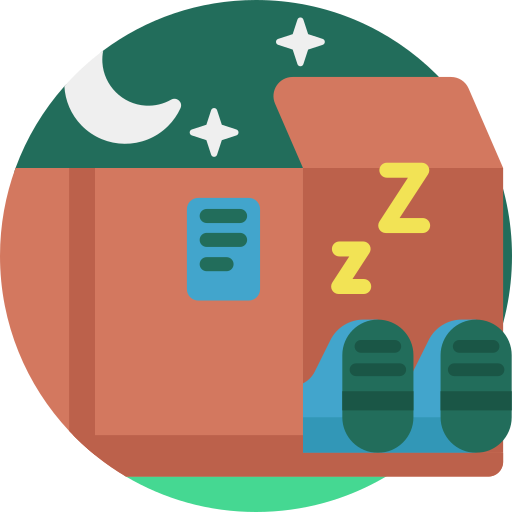 dormido icono gratis