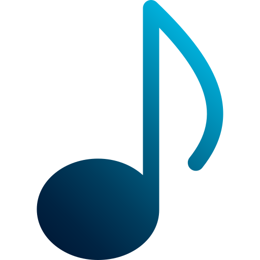 Music Note Generic Flat Gradient Icon