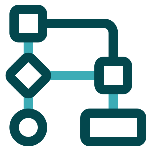 Flow chart Generic Outline Color icon