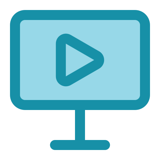 Video Generic Blue icon