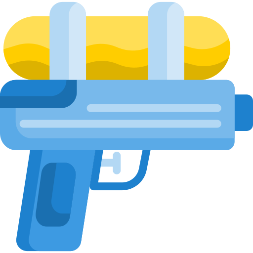 pistola de agua icono gratis