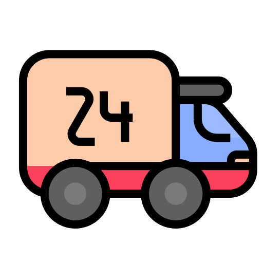 camión de reparto icono gratis