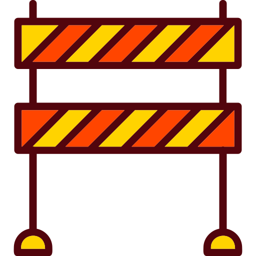 Road Block - Free signaling icons