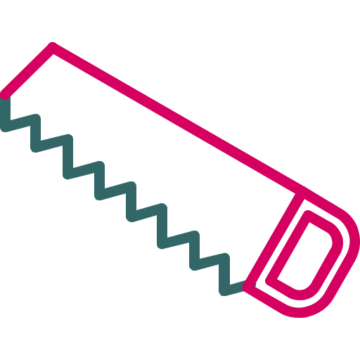 sierra de mano icono gratis