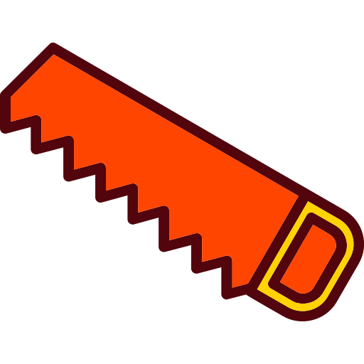 sierra de mano icono gratis