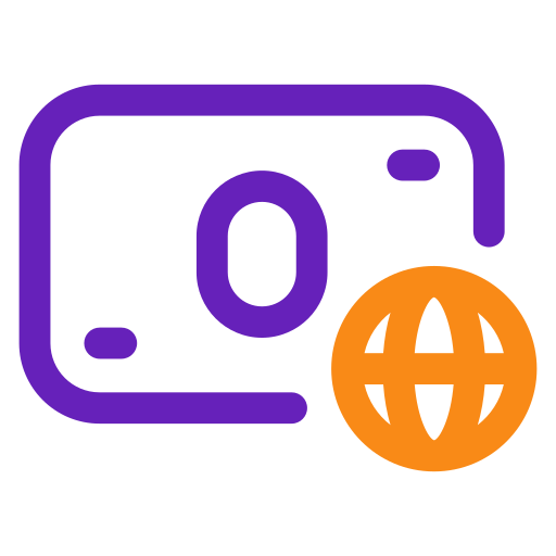 Economía global icono gratis