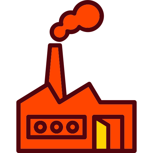 Factory Generic Outline Color Icon