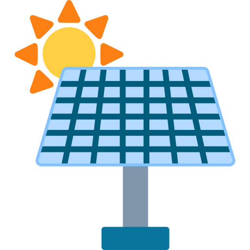 energía solar icono gratis