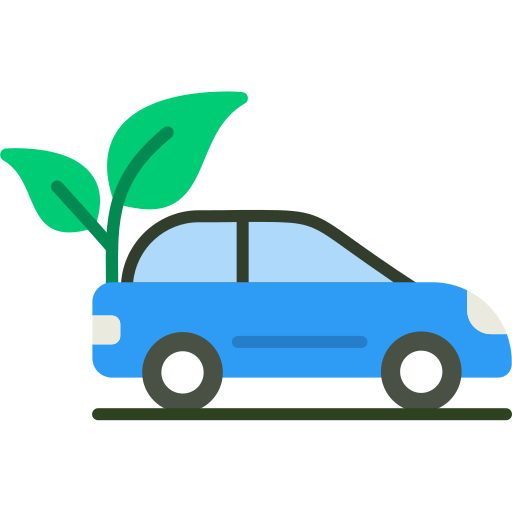 Eco Car Generic Flat icon