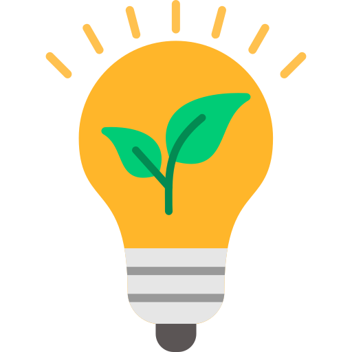 luz ecológica icono gratis
