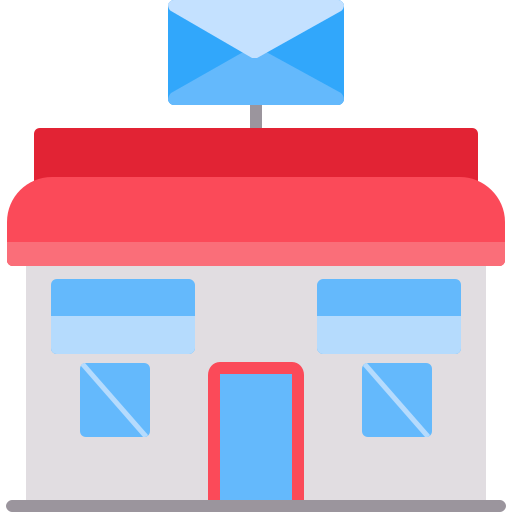 oficina postal icono gratis