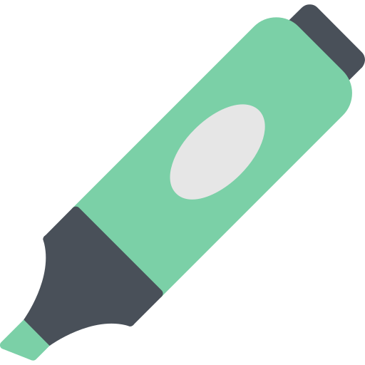 Highlighter Generic Flat icon