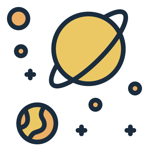 Planets Generic Outline Color icon