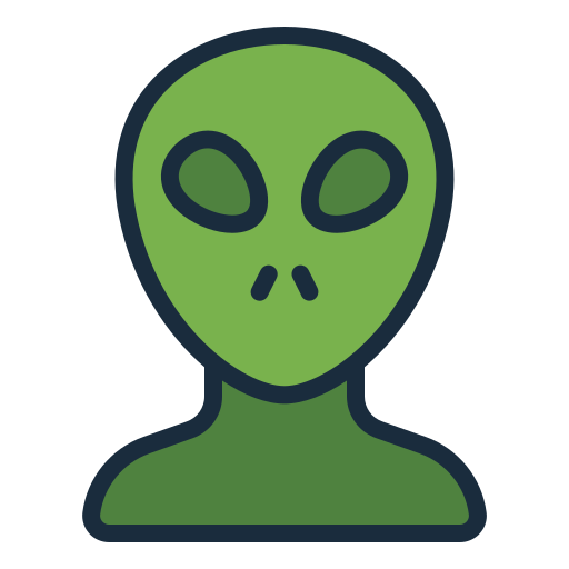 Alien Generic Outline Color icon