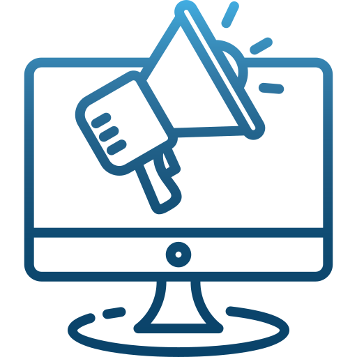 Online marketing free icon Online marketing free icon