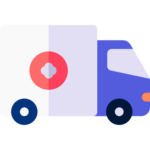 Truck Basic Rounded Flat icon