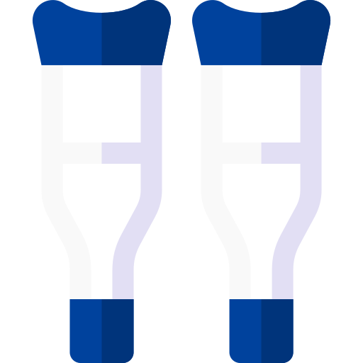 Crutches free icon