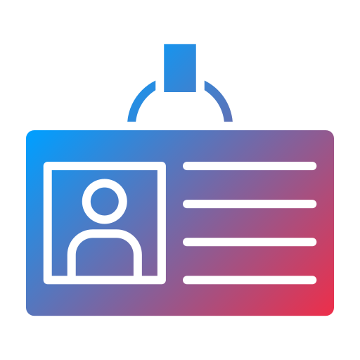 tarjeta de identificación icono gratis