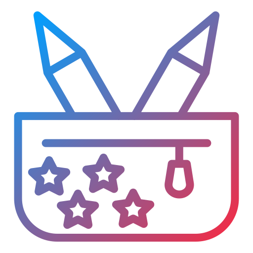 Pencil case free icon