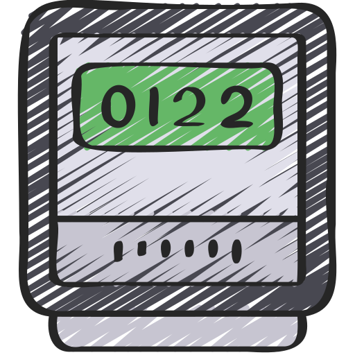 compteur électrique Icône gratuit compteur électrique Icône gratuit