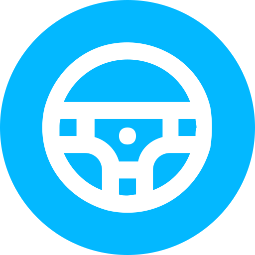 Steering Wheel Generic Flat icon