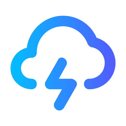 Thunderstorm Generic Gradient Icon