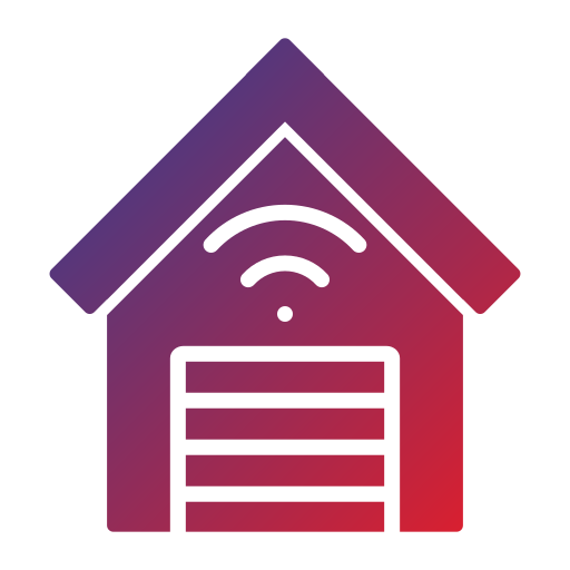 Garaje inteligente icono gratis