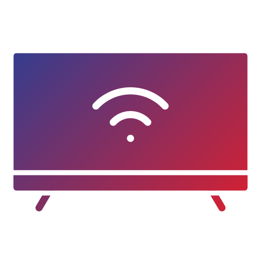 televisión inteligente icono gratis