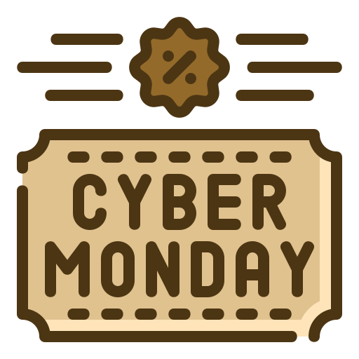 cyber monday icono gratis