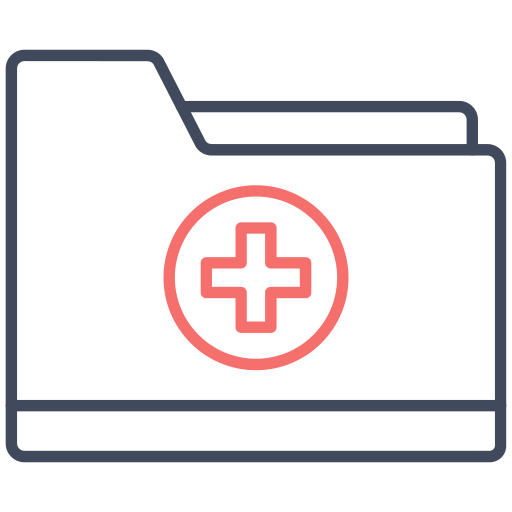 carpeta medica icono gratis