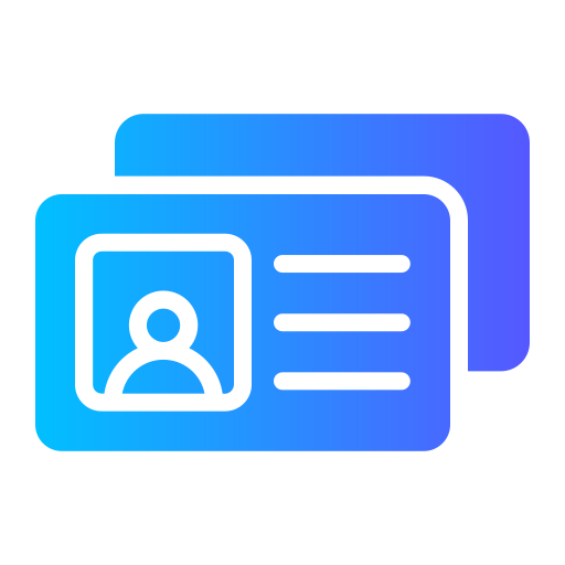 tarjeta de identificación icono gratis