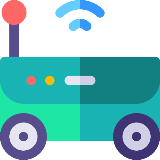 robot de entrega icono gratis