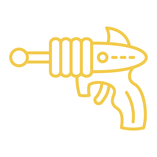 pistola espacial icono gratis