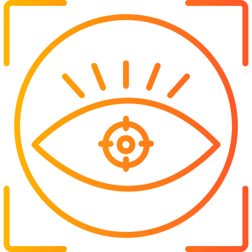 visión icono gratis