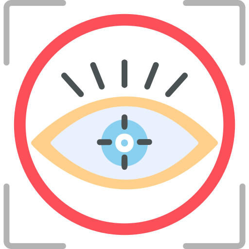 visión icono gratis