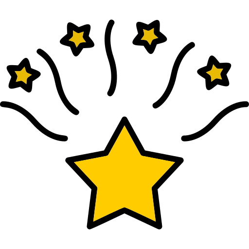 Stars Generic Outline Color icon