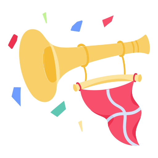 trompette gratuit sticker