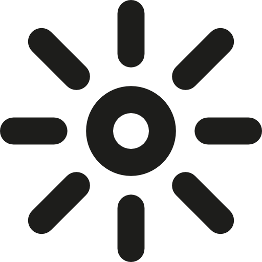 Sun Basic Rounded Lineal icon