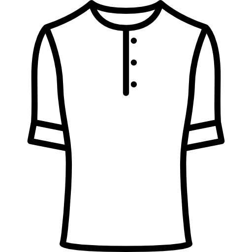 Henley shirt - free icon