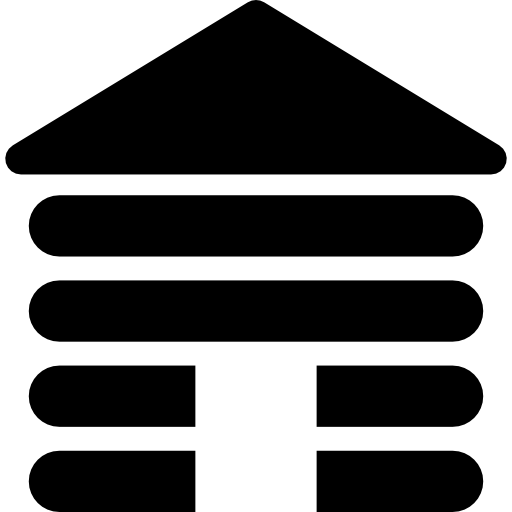 cabaña icono gratis