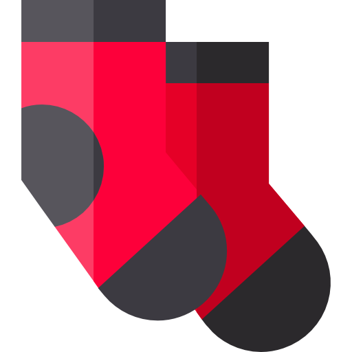 Socks Basic Straight Flat icon