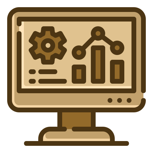 gráfico de barras icono gratis