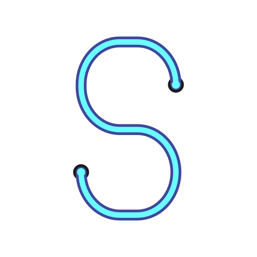 Letter s Generic Outline Color icon