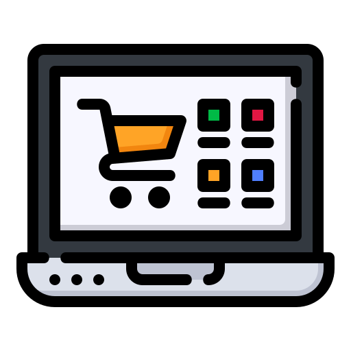 comercio electrónico icono gratis