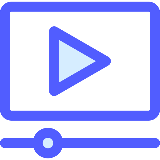 reproductor de video icono gratis