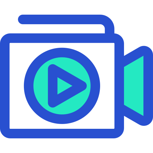 grabación de vídeo icono gratis